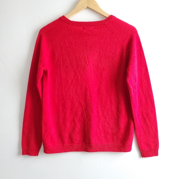 NWT Philosophy 100% Cashmere "LOVE" Sweater Medium - Picture 4 of 6